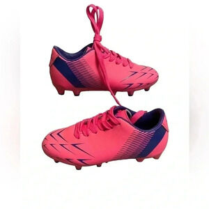 Vizari Ranger Hot Pink and Purple Girls Soccer Cleats size 12C